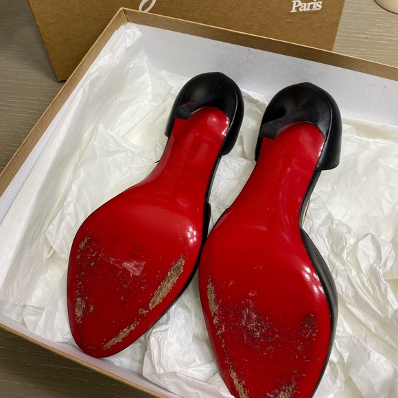 Red bottoms they are to small wore twice - Picture 1 of 3